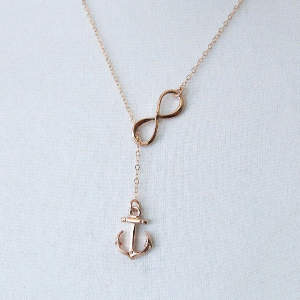 Picture of Golden Anchor Necklace